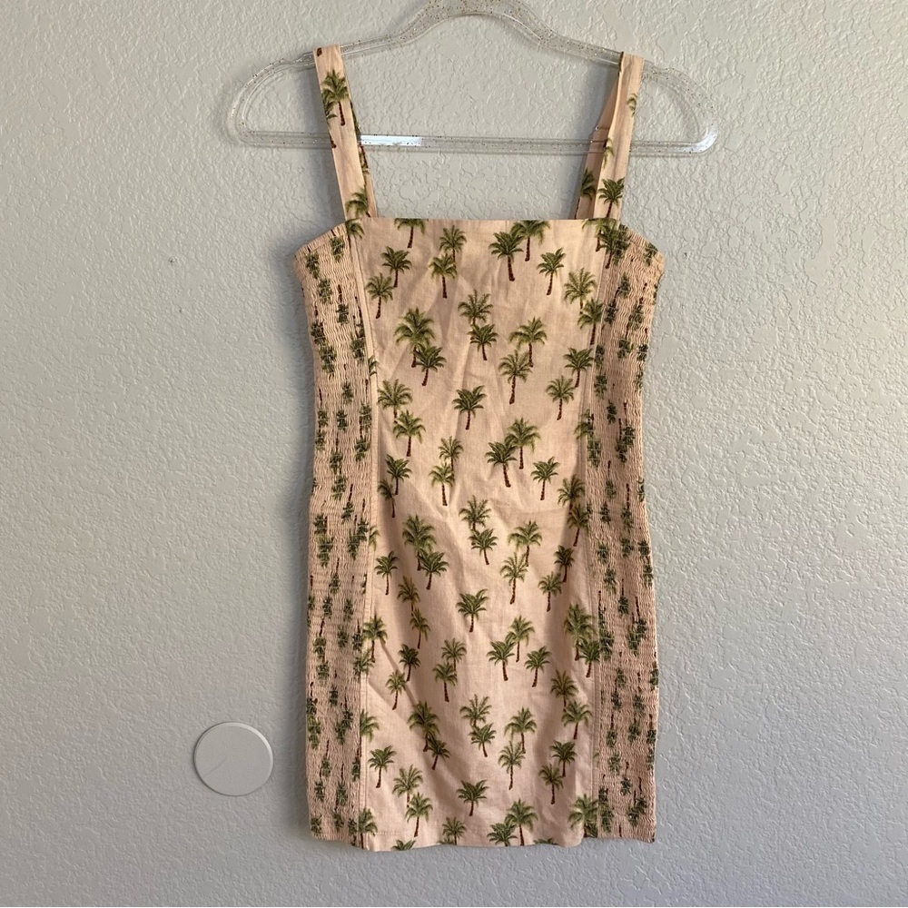 Robin K Heritage Mini Tropical Palm Tree Dress